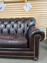 Load image into Gallery viewer, Ethan Allen "Chadwick" Leather Sofa