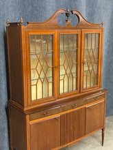 Load image into Gallery viewer, La Permanente Mobili Cantù Italian Mahogany Display Cabinet