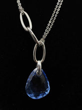 Load image into Gallery viewer, Swarovski Silvertone Necklace
