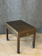 Load image into Gallery viewer, Knowlton Brothers One Drawer Dark Wood Side Table
