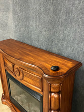 Load image into Gallery viewer, Dark Wood Electric Fireplace