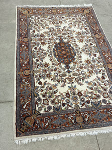 Hand-Knotted Persian Style Wool Rug