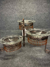 Load image into Gallery viewer, 4 Piece Metal Amber Misc. serveware
