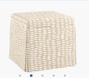 *NEW* The Inside Skirted Storage Ottoman