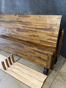 Queen Size Rustic Bed Frame