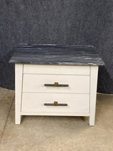 Load image into Gallery viewer, Arhaus Loren Stone Top Nightstand