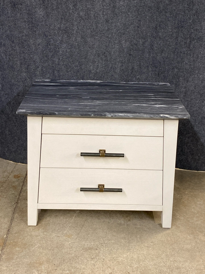 Arhaus Loren Stone Top Nightstand