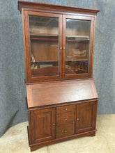 Load image into Gallery viewer, Pottery Barn Graham Secretary Desk With Hutch Top
