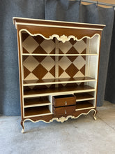 Load image into Gallery viewer, Custom French Provincial Style Painted Bookcase/Display Cabinet