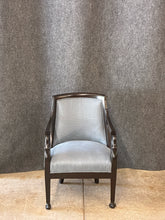 Load image into Gallery viewer, French Empire Style Carved Swan Arm Chair