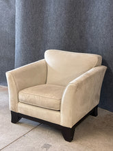 Load image into Gallery viewer, Pottery Barn Tan Upholstered Armchair