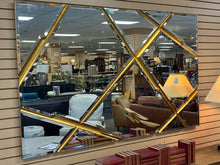 Load image into Gallery viewer, *NEW* Net Retailers John Richard Ronin Gold Rectangular Wall Mirror