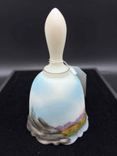 Load image into Gallery viewer, Fenton Glass Vintage Floral White Bell