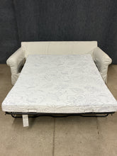Load image into Gallery viewer, Pottery Barn Buchanan Slip Cover Sleeper Sofa