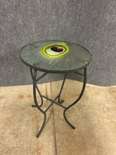Load image into Gallery viewer, Black Metal Table With Glass Top