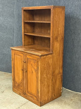 Load image into Gallery viewer, Primitive Pine Stepback Hutch