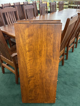 Load image into Gallery viewer, Custom Cherry Dining Table with 20 Chairs, 3 Leaf Extensions