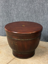 Load image into Gallery viewer, Vintage Asian Style Drum Coffee Table with Storage
