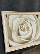 Load image into Gallery viewer, 57" X 44" Cream Framed Rose Wall Art
