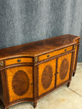 Load image into Gallery viewer, Ethan Allen Serpentine Inlay Sideboard