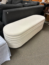 Load image into Gallery viewer, *NEW-OPEN BOX* Havenly Jaymie Boucle Storage Bench