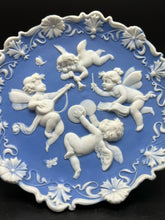 Load image into Gallery viewer, Jasperware Porcelain Blue Plate