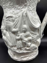 Load image into Gallery viewer, Staffordshire White Porcelain 1 Piece Vintage Pitcher