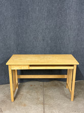 Load image into Gallery viewer, Light Wood Desk with Keyboard Tray