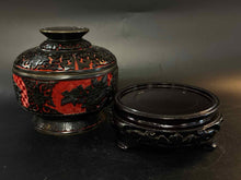 Load image into Gallery viewer, Black Enamel Red 3 Piece Pitcher