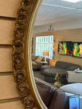 Load image into Gallery viewer, Wood Gold Mirror