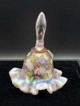 Load image into Gallery viewer, Fenton Glass Vintage Floral Pink Bell