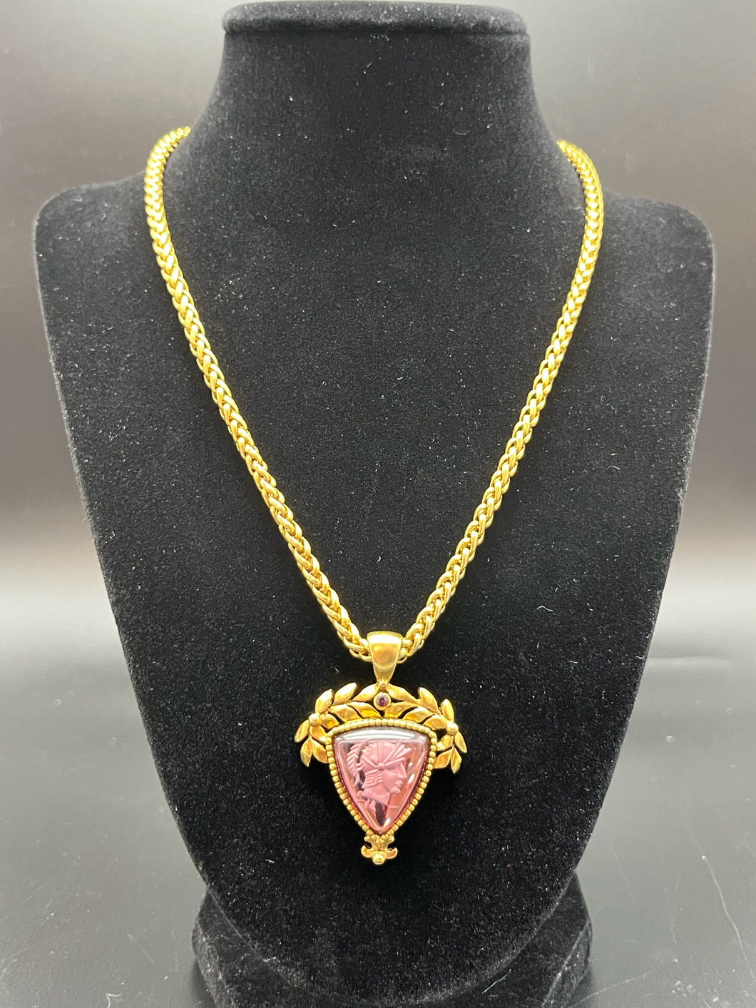 Robin Steele Intaglio Necklace