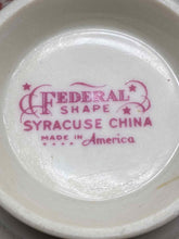 Load image into Gallery viewer, Syracuse Gold Trim Floral Pink Dinnerware set