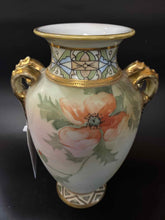 Load image into Gallery viewer, Multi-Color Nippon Pottery Floral Vase