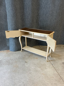 French Heritage Console Cabinet With Cabriole Legs