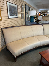 Load image into Gallery viewer, Schnadig 3 Piece Curved Sectional Sofa with Ottoman