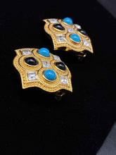 Load image into Gallery viewer, Christian Dior Clip Goldtone Earrings