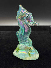 Load image into Gallery viewer, Fenton Glass Vintage Iridescent Aqua 1 Piece Figurine