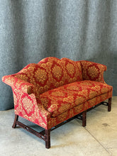 Load image into Gallery viewer, Southwood Traditional Camelback Sofa with Damask Upholstery