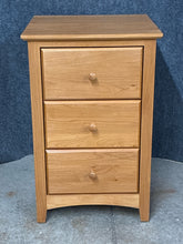 Load image into Gallery viewer, Solid Cherry 3 Drawer Nightstand