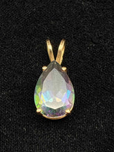 Load image into Gallery viewer, 1 Piece Gold Pear Shape Topaz Pendant