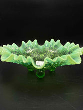 Load image into Gallery viewer, Glass Vintage Green Bowl