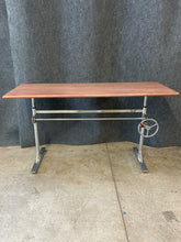 Load image into Gallery viewer, Industrial Style Adjustable Height Desk