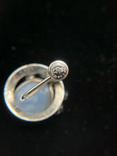 Load image into Gallery viewer, 2 Piece White Gold Screwback Jewelry set