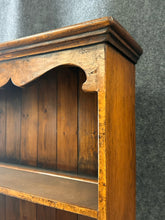 Load image into Gallery viewer, 19th Century English Burl Wood Welsh Dresser with Plate Rack
