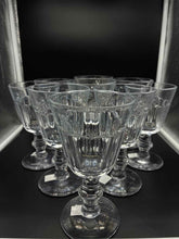 Load image into Gallery viewer, 9 Piece Clear Glass Glasses