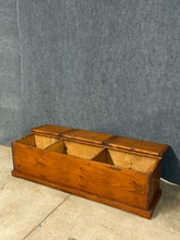 Load image into Gallery viewer, Primitive Pine Grain Storage Chest