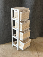 Load image into Gallery viewer, Rustic Coastal Basket Drawer Chest