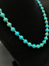 Load image into Gallery viewer, Gold Turquoise Necklace