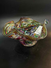 Load image into Gallery viewer, Murano Glass Swirl Multi-Color Bowl